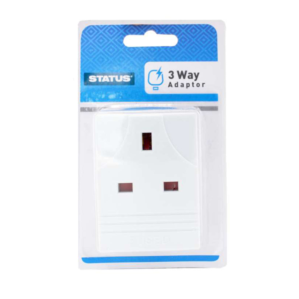 Status-3-Way-Fused-Adaptor-13Amp Status-3-Way-Fused-Adaptor-13Amp
